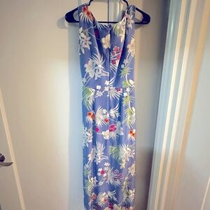 Robbie Bee Hawaiian Tropical Floral Maxi Dress